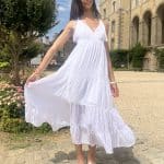 Robe légère à pompons