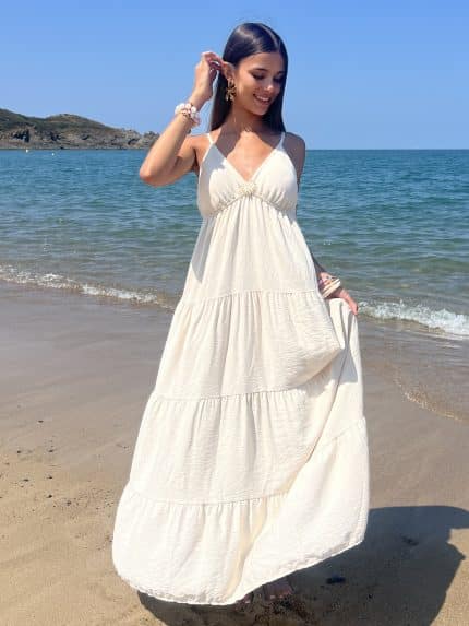 Robe d’été à broche