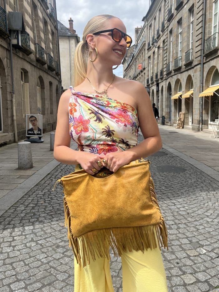 sac pochette à frange sac pochette à frange