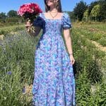Robe romantique fleurie