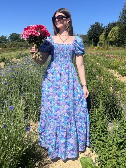 Robe romantique fleurie