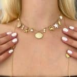 Collier charms océan