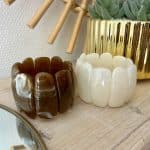 Bracelet en pierres ovales