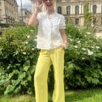 Pantalon fluide à taille élastique