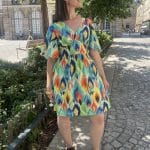 Robe aux couleurs flamboyantes