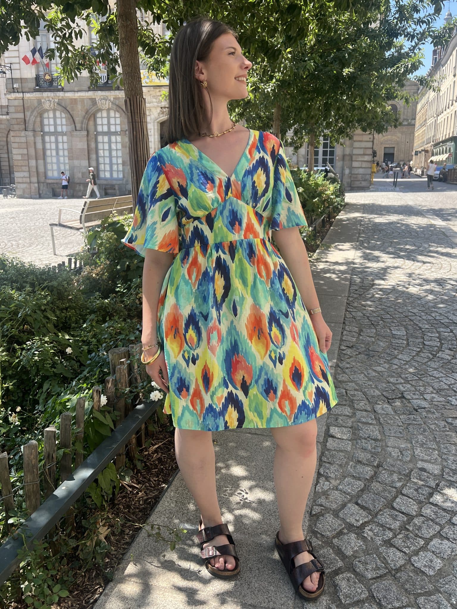 Robe aux couleurs flamboyantes Robe aux couleurs flamboyantes