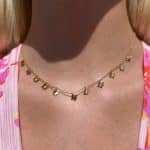 Collier papillons