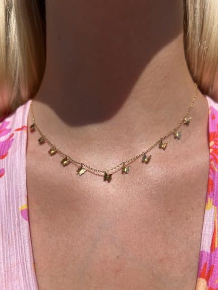 Collier papillons