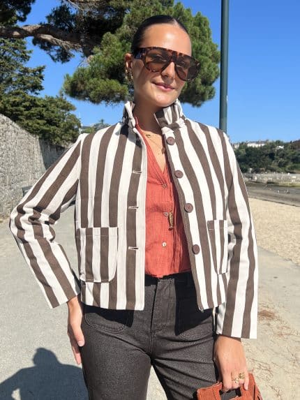 Veste Riviera rayée