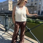 Pantalon fluide à pinces