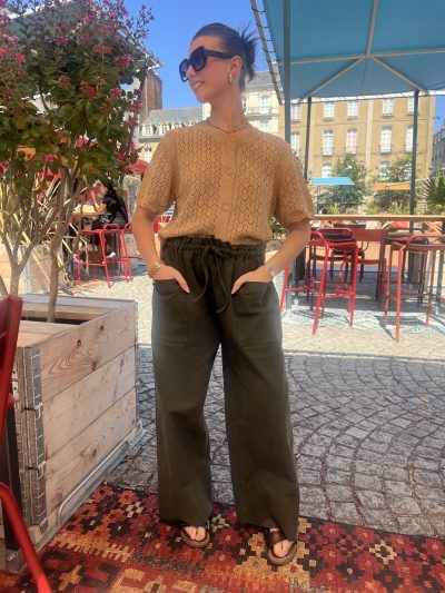 Pantalon 7/8 large