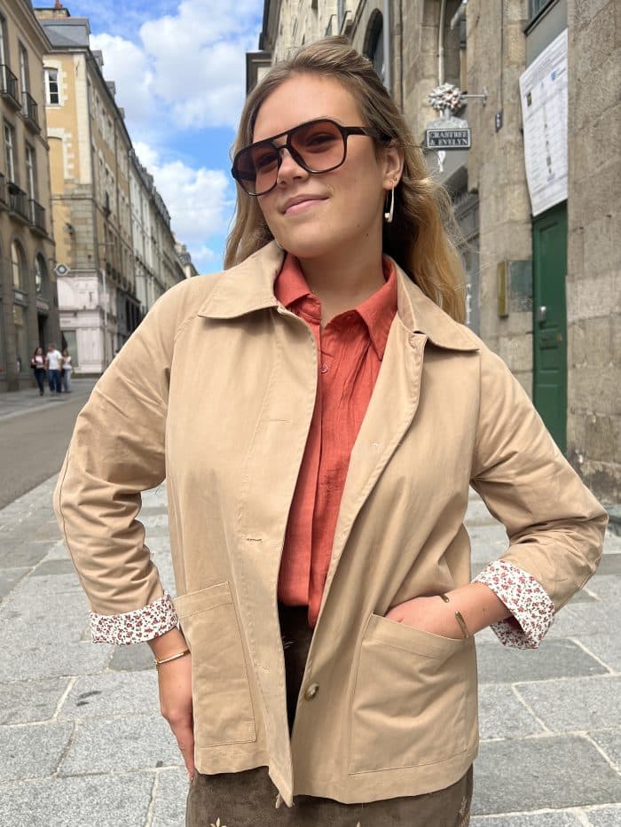 Trench court beige Trench court beige