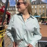 Chemise oversize a rayures