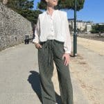 Pantalon léger vichy