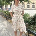 Robe à ceinture bohème
