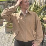 Veste en velour côtelé