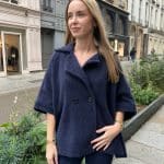 Cape Manteau Oversize en Maille