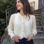 Gilet à Boutons Nacrés